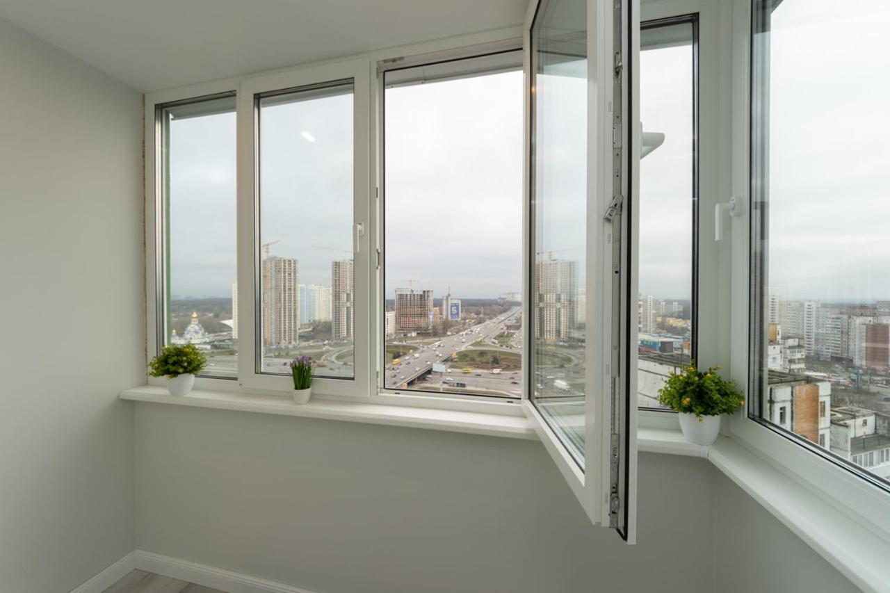 Красивая 1 Комнатная Квартира С Балконом На Теремках 252 Kiev Exterior foto